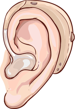 Sharpe Hearing around the the ear Ear Piece